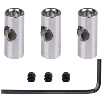 Steel 3.175Mm (1/8 Inch) To 5Mm Pinion Reducer Sleeve Adapter Shaft Motor Axle Change-Over For Converting Rc Motor 3650 550 540 