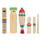 Merishopp Montessori Percussion Instruments Wood For Babies Boys Girls Party Toys 6 Pieces | Toys & Hobbies | Educational | Musi