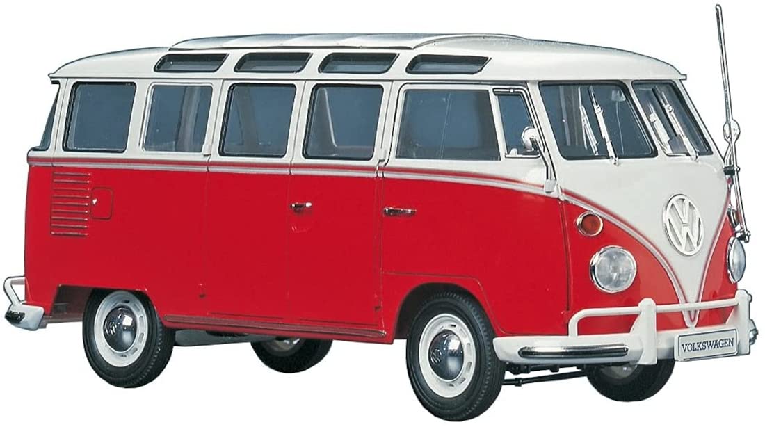 Hasegawa 1/24 Volkswagen Micro Bus Model HSGS2121 - Plastic, 成型色