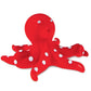 Dollibu Octopus Bath Buddy Squirter - Floating Red Octopus Rubber Bath Toy, Fun Water Squirting Bathtime Play For Toddlers, Cute