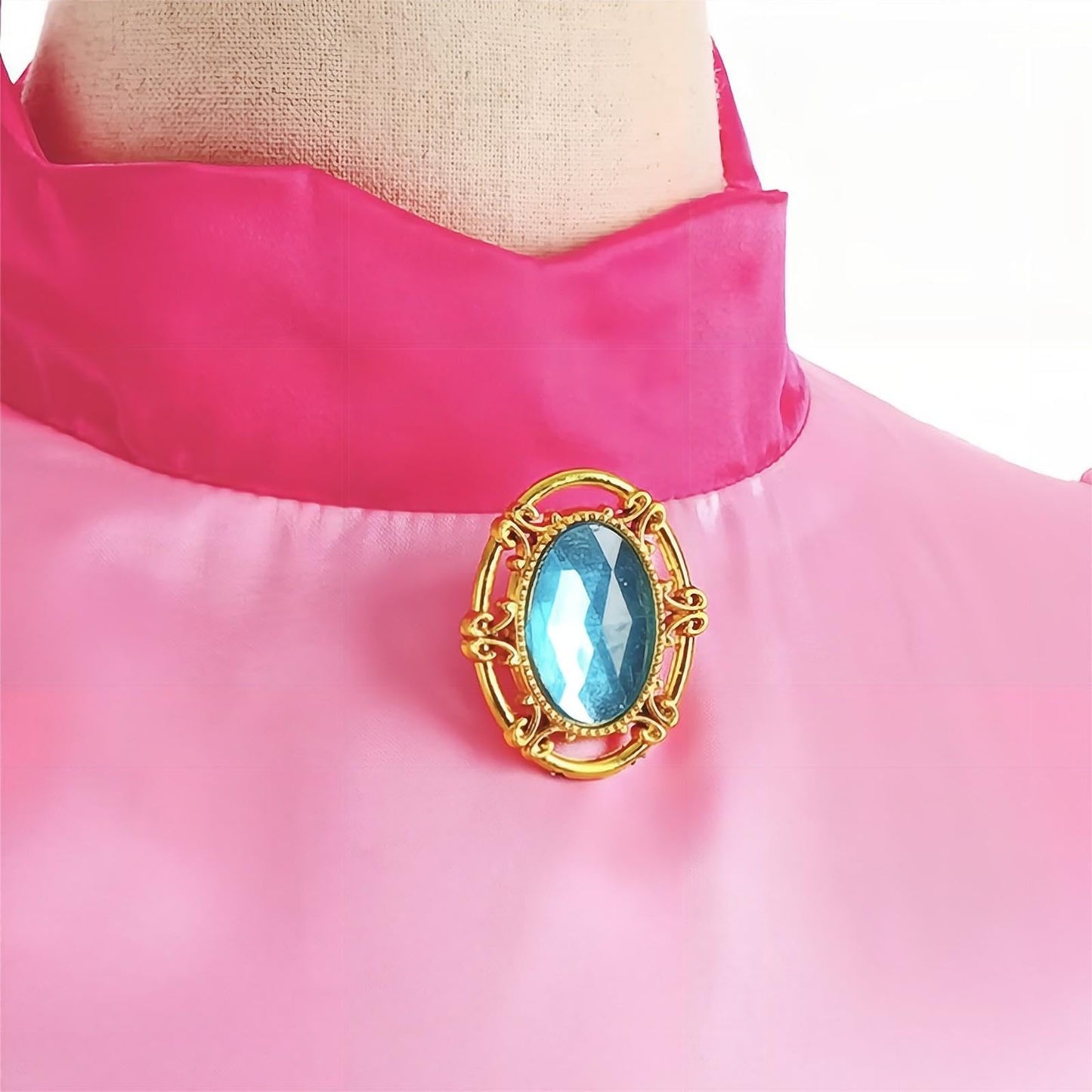 5Pcs Princess Peach Crown Accessories Kit For Girl Princess Peach Costume Set Dress Up