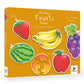 TOYKRAFTT Chunky Infant Floor Puzzle Toy, 3 Piece Puzzles for Kids Age of 2-3 Years, Fruit Puzzles for Toddlers Boys Girls, Educ