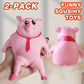 Cute Squishy Pig For Kids And Adults - 2Pack Of Sensory Stress Relief Pig Squeeze Toys To Anxiety, Funny Stretch Animal Splat To