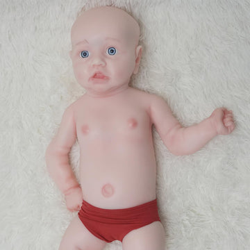 Cazoxdoll Full Silicone Baby Doll Girl 22 Inch Realistic Platinum Silicone Reborn Baby Dolls, Gifts For Daughter, Niece And Gran