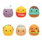 Squishmallows Squooshems Food Series Mini Squishy Toy - 1 Pack, Multi-Color, Collectible Mystery Blind Bag - Gift for Kids