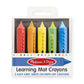 Melissa & Doug Learning Mat Crayons Case Pack 6