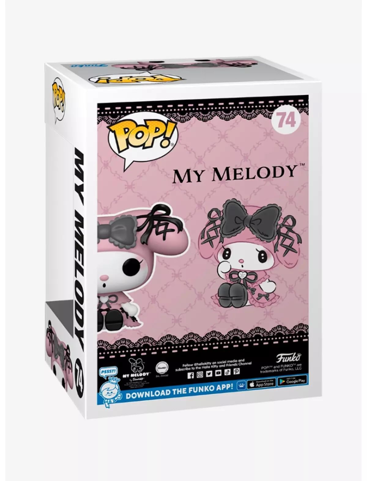Funko Pop #74 - My Melody - My Melody (Black & White limited availability)