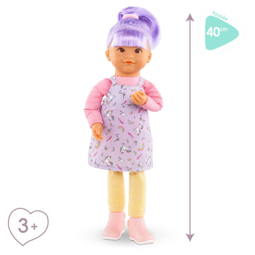 Corolle Rainbow Doll - Iris Rag Doll, Multicolour, Soft Fabric, Perfect for Children, 300040