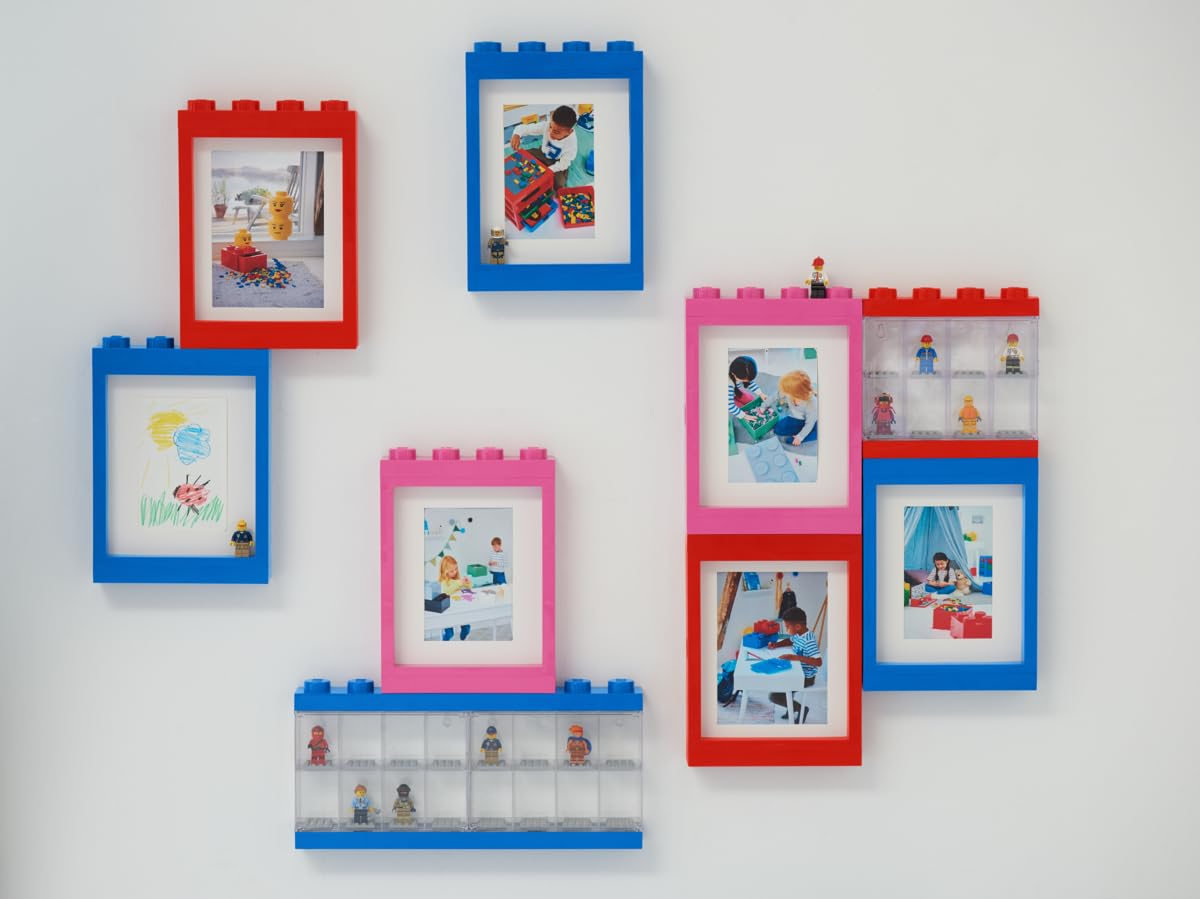 Lego Minifigure Display Case 16 Harry Potter, Stackable Container For Wall Or Desk, Space For 16 Minifigures, Perfect For Home Office Display Lego Storage