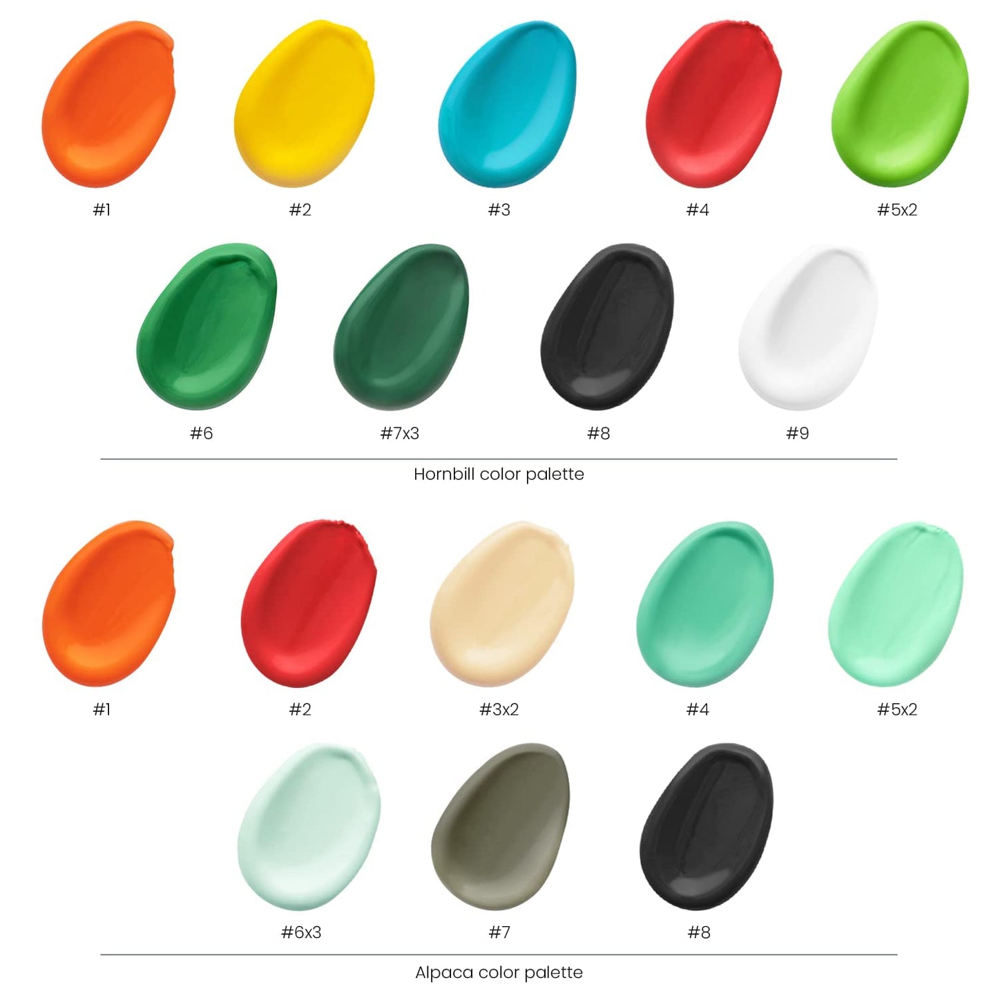 Arteza Kids Paint by Numbers Kit, 10 x 10 Inches, Pre-Printed Animal Canvas Painting Kit with 2 Canvases, 24 Acrylic Paint Pots,