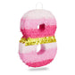 BLUE PANDA Number 8 Pinata - Pink and Gold Birthday Decorations, 16.5x11x3 in, Paper for Girls' 8th Birthday Party