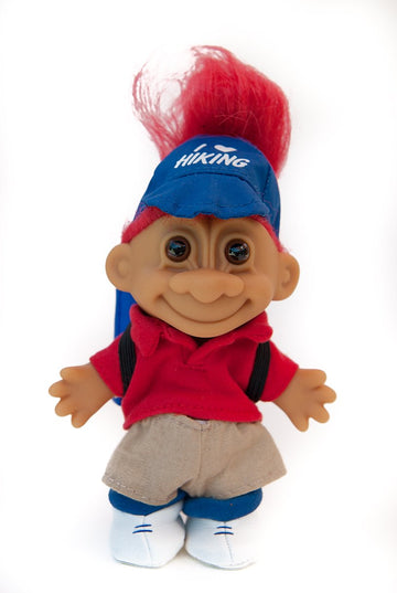 My Lucky I Love Hiking Troll - Red Hair By Russ
