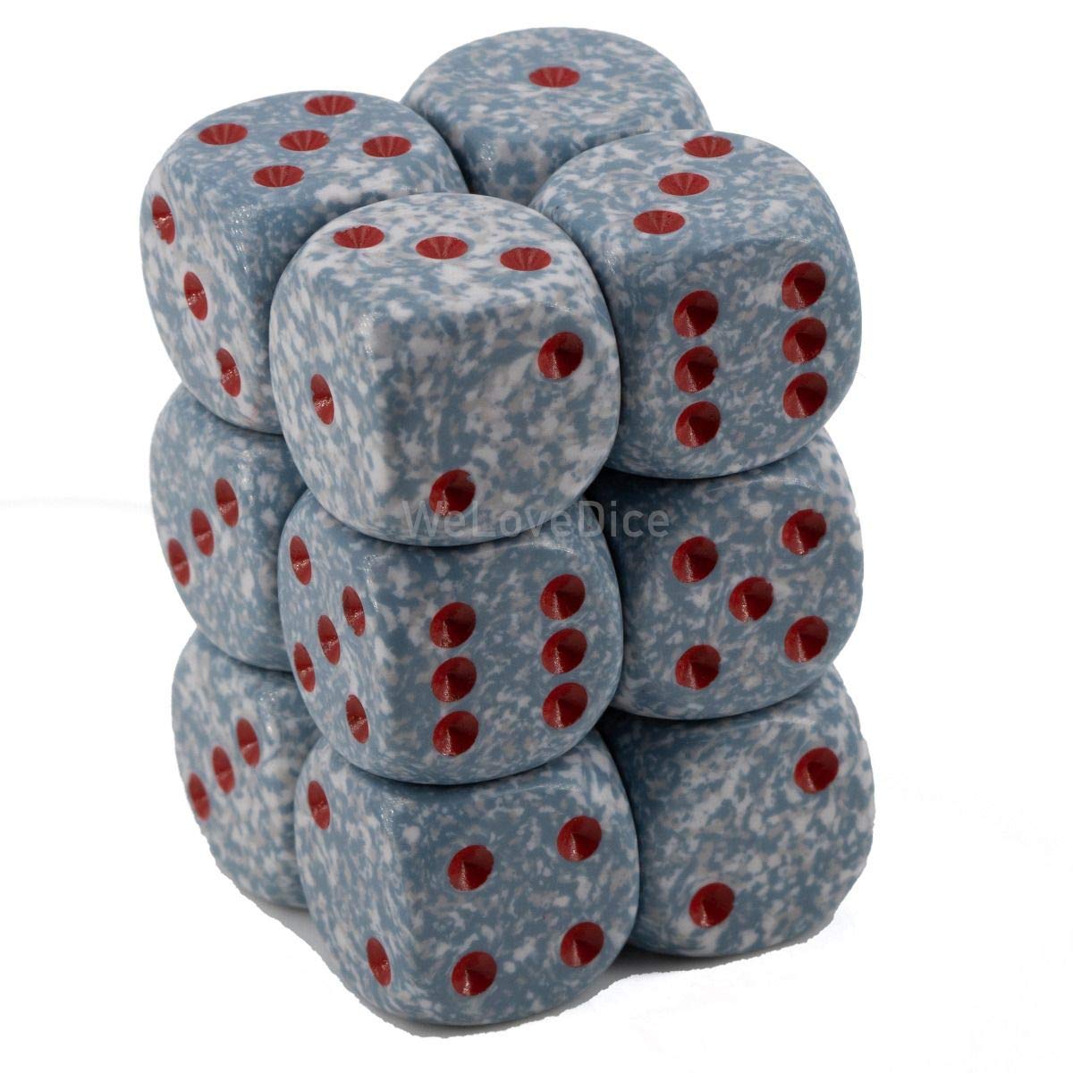 Chessex Manufacturing 25700 Air Speckled - 6 Sided 16 Mm Dice Set Of 12