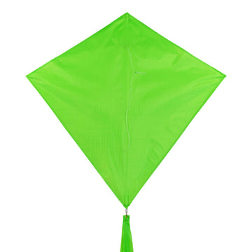 In The Breeze 3297 - Lime 30 Inch Diamond Kite - Solid Green, Fun, Easy Flying Kite