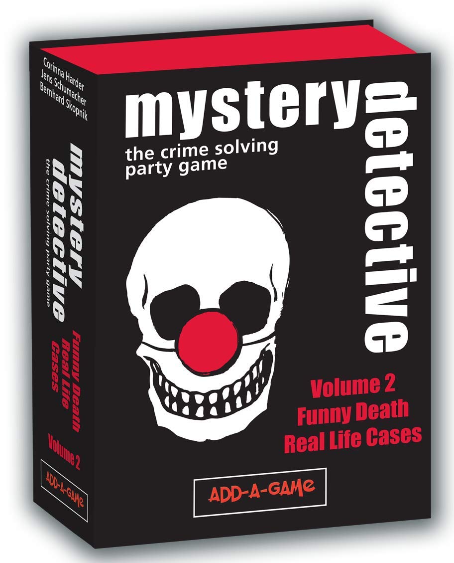 Add-A-Game Mystery Detective Volume 2 - Cooperative Party Game, Card-based Fun for Enhanced Brainstorming Skills, Model ADDAMD2