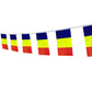 Romania Flag Romanian Flag,100Feet/76Pcs National Country World Pennant Flags Banner,Party Decorations Supplies For,Bar,Indoor A