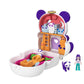 Polly Pocket GTM58 Flip & Find Panda Compact Playset, Micro Doll, Bamboo, 10x5x9 cm, Surprise Reveals for Ages 4+