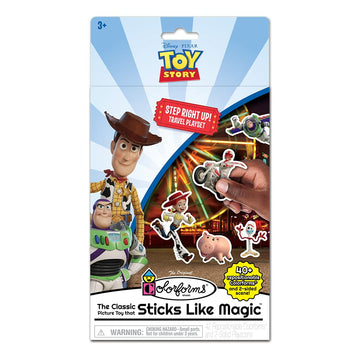 Colorforms Travel Set, Stickers For Kids - Toy Story Stickers, Arts And Crafts, Reusable Sticker Book, Kids Stickers, Toddler Cr