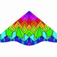 Dlx Delta 42-Inches Nylon Delux Delta Kite:Crystal
