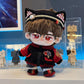 Niannyyhouse 15Cm Plush Doll Clothes Headwear Coat Pants Shoes Red Flame Set Soft Stuffed Plush Toy Dress Up Accessories (15Cm)