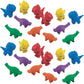 Fun Express Shaped Dinosaur Crayons - 24 Pieces - Educational And Learning Activities For Kids