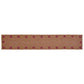 *Burgundy Star Woven Runner, 72&Quot;