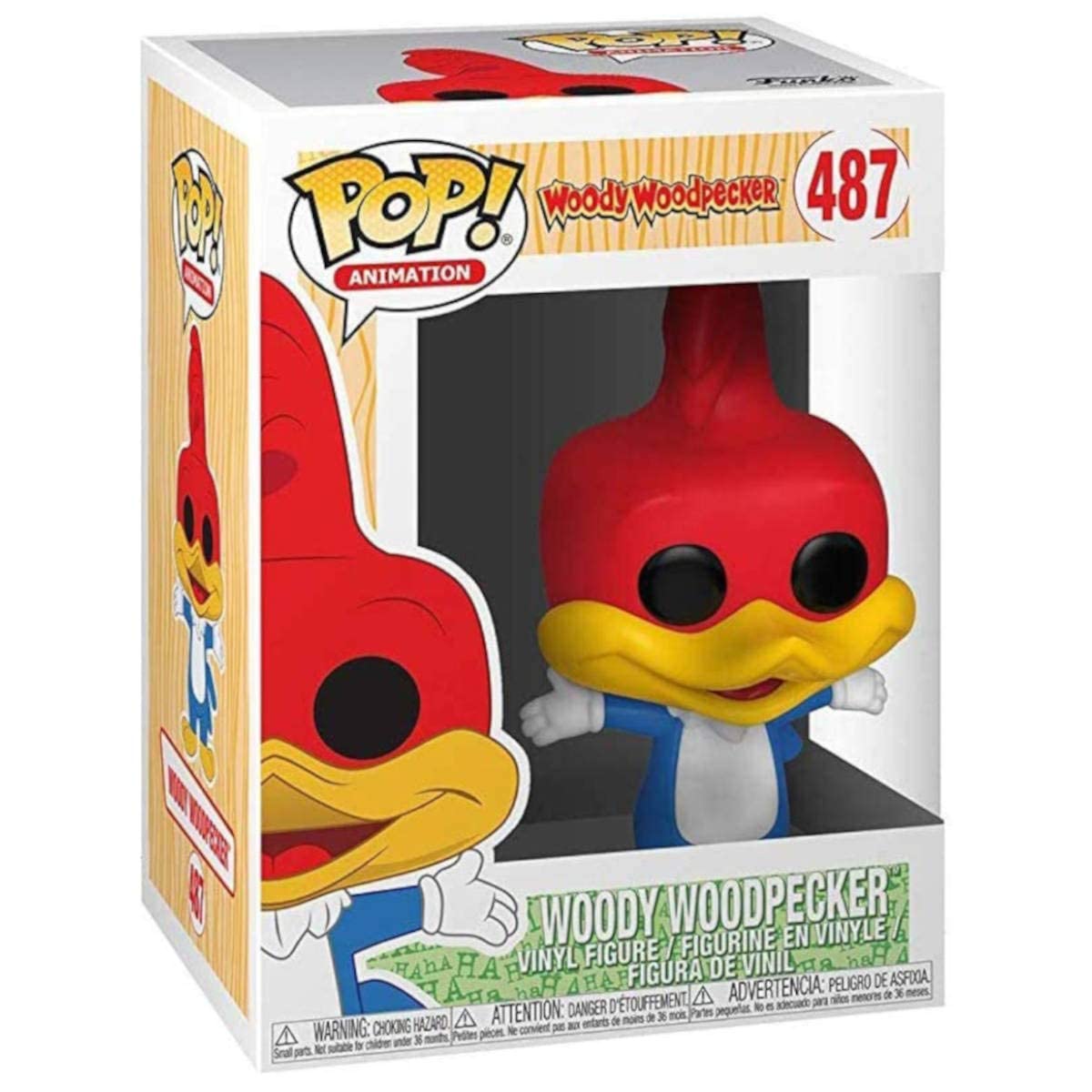 Funko Pop Animation Woody Woodpecker Collectible Figure, 3.75" Vinyl, Multicolor, Model 32886