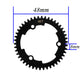 Vgoohobby Steel 46T Spur Gear 1 Mod M1 Main Gear Compatible with Traxxas 1/5 X-Maxx 6S 8S 1/10 Maxx 4S 1/10 New E-Revo 2.0 1/7 X