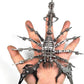 Puosuo 3D Metal Puzzle Scorpion Diy Model Kit, Puzzle Jigsaw Scorpion King 3D Stainless Steel Ornaments