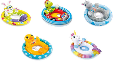 Intex Inflatable See Me Sit Pool Ride For Age 3-4 (Colors/Styles Vary)