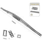 68 Pcs City Train Tracks Building Block Set Compatible With Lego,Train Tracks Accessories Set,Train Track Bridge Uphill And Down