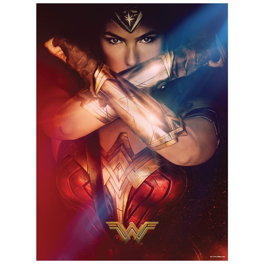 GRAPHICS & MORE Wonder Woman 500 Piece Jigsaw Puzzle, 21" x 16", Paperboard, Poster 3 for Adults