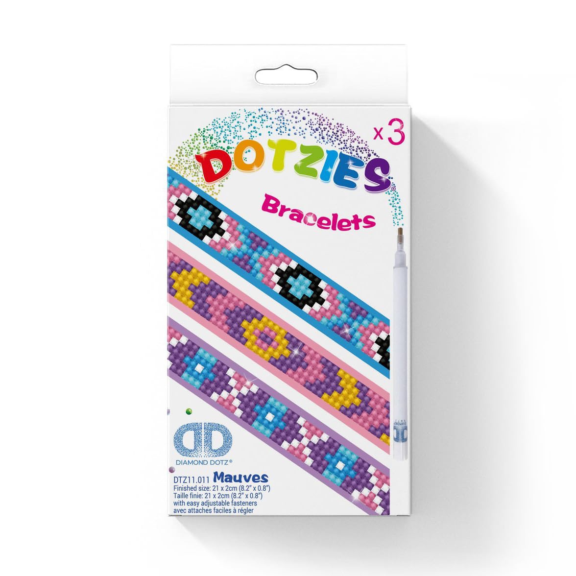 Diamond Dotz Mauves Diamond Art Kits for Adults - Diamond Painting Kit a Relaxing Creative Craft Kit with Dotz Gem,