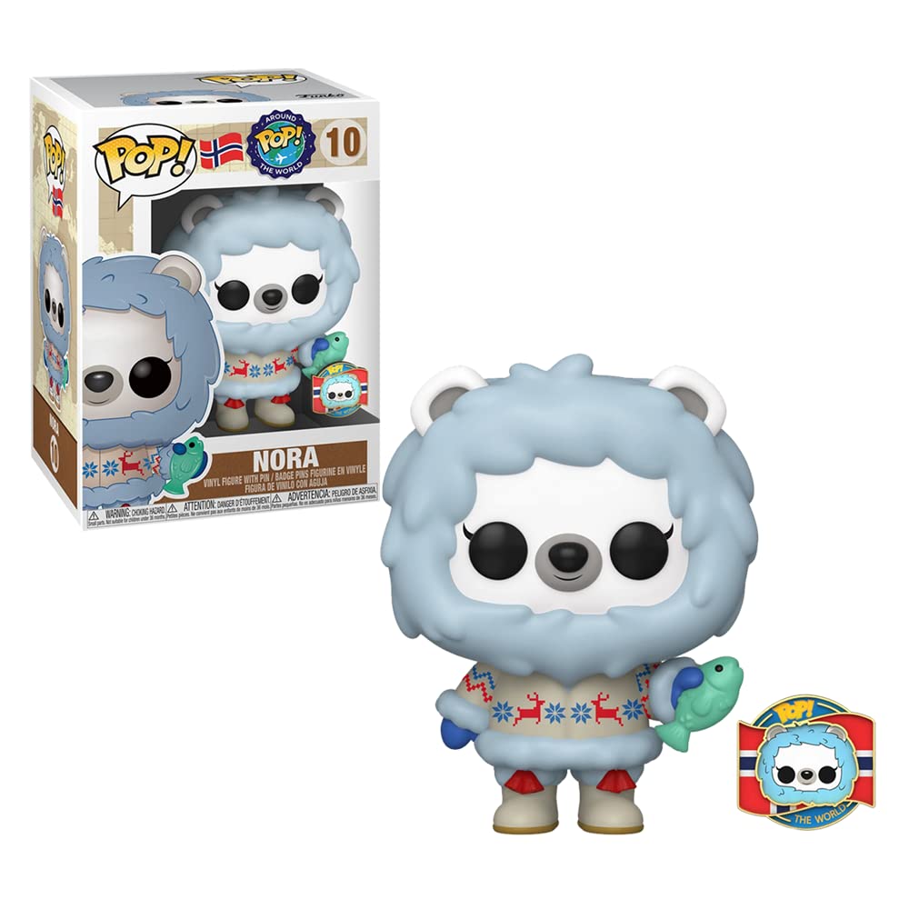 Funko Pop Around The World #10 Nora (Norway) With Pin Shop Exclusive