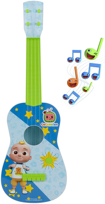 CoComelon Musical Guitar by First Act, 23.5    Kids Guitar - Plays Clips of The Finger Family Song - Musical Instruments for Kid