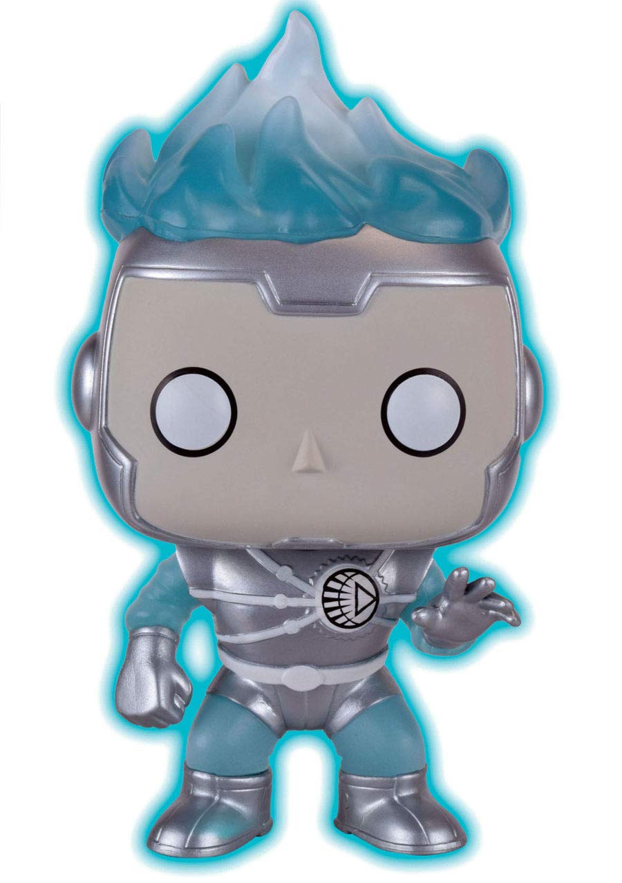 Funko Dc Heroes White Lantern Firestorm Glow In The Dark Pop Vinyl Exclusive
