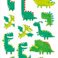 Playhouse Green Apple Scented Scratch & Sniff Sticker Sheets - Silly Dinosaurs 1 Pack