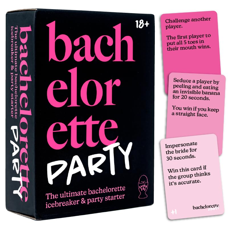 Lucky Egg Bachelorette Party Game: The mature-themed Bridal Party Games - 99 Diverse Questions - Board Game for Bridal Party  mature-themeds  mature-themed Party Games  Games for Grown Ups  Funny Fun mature-themed Games