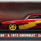 Jada Toys Dc Comics 1:32 1973 Chevy Camaro Die-Cast Car With The Flash Die-Cast Figure, Toys For Kids And Adults, Red
