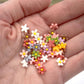 Micro Resin Daisy Blooms, Dollhouse Miniature Polyresin Flowers, Terrarium Fairy Garden Dolls Toy, Terrarium, Zen Garden, Fairy