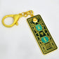 Feng Shui Merald Pagoda With Om Ah Hum Keychain W5318