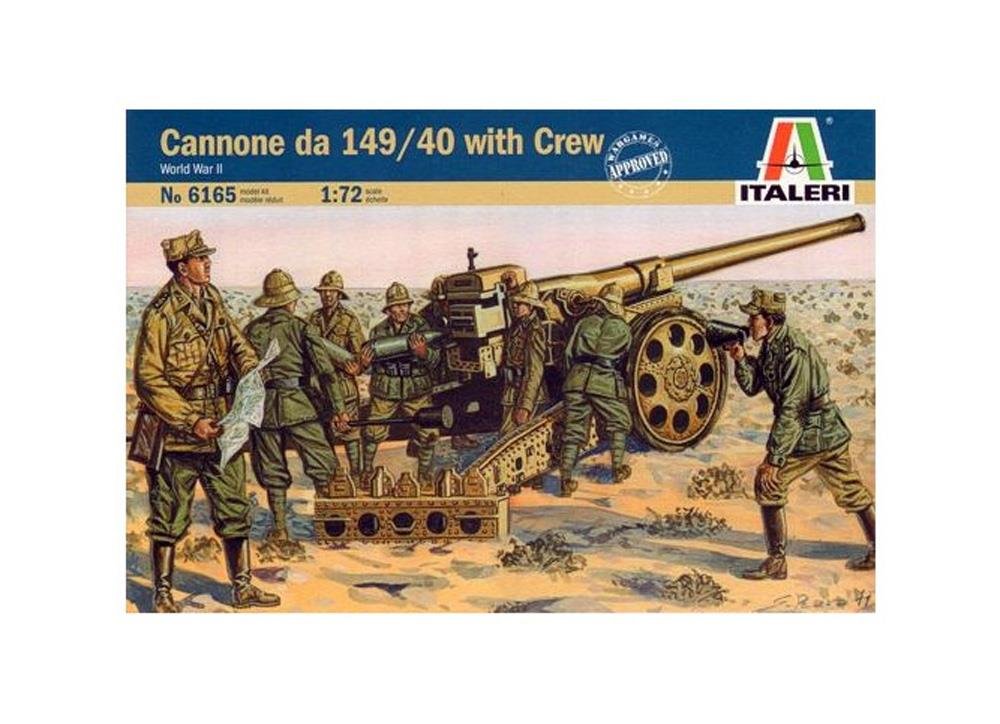 Italeri 1: 72 510006165 - Italian Cannon 149/40 Kolonne