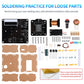 TKXEC STEM Projects DIY Soldering Practice Kit, Electric Magnetic Transmitter, 3.7" Plastic Educational Toy for Teens