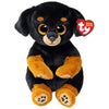 Ty Beanie Bellies - Randi The Little Dog With Glitter Golden Eyes, Original Plush Animals With Soft Belly 20 Cm - T41290