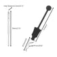 GDOOL 30 Pieces 1.0mm RC Cars Body Clips with Pull Tabs for Universal 1/14 1/16 1/18 SCX24 Remote Control Trucks & 1 PCS Hole Pu