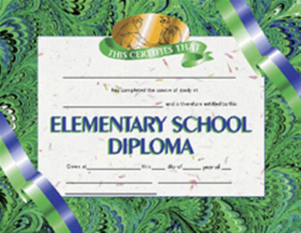 Diplomas Elementary School Certificate (Set of 30)