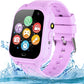 OVV Kids Waterproof Smart Watch D05-3, 1.44'' HD Touch Screen, Purple, Age 3-12, Music Player, Camera, 26 Games, Pedometer