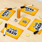 Indie Boards and Cards Doodle Dash Game - Standard Size, Yellow Cardboard, Model DDSH1IBC