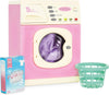 Casdon Pink Washer | Pink Toy Washing Machine For Children Aged 3+ | Features Spinning Drum & Sound Effects For Realistic Play!