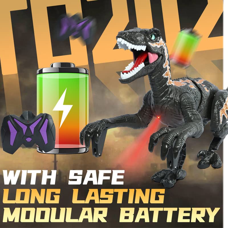Remote Control Dinosaur Toys For Kid - Walking Dinosaur Toys For Boys 5-7